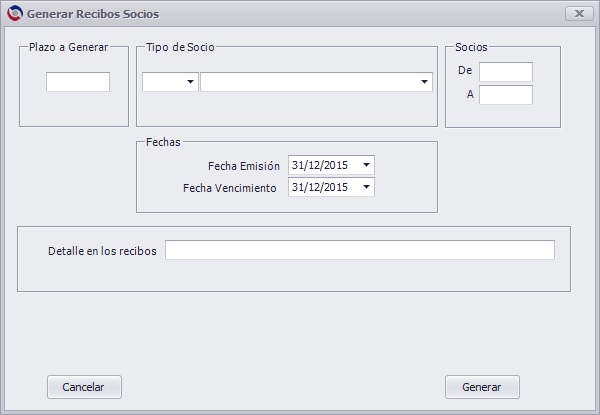ASO Generación de recibos