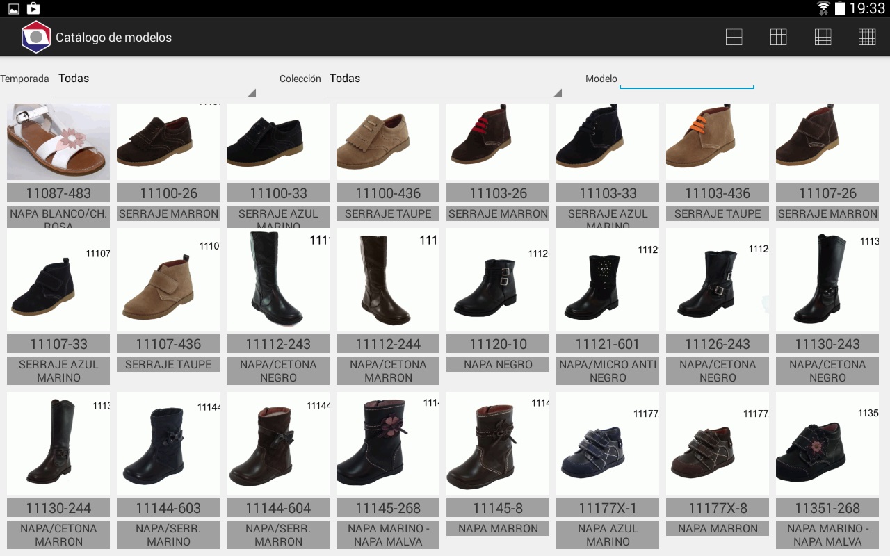 Galería de modelos